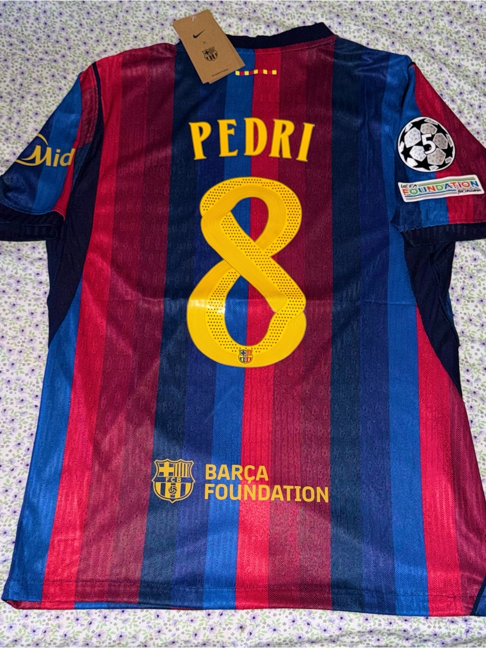 FC Barcelona Home 2026/27 Pedri #8 Slim Fit